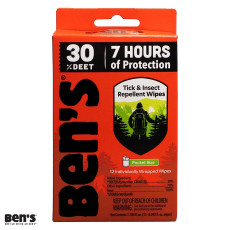 Ben's 30 Tick & Insect Repellent Wipes