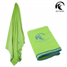 Wet Work Dew Rag Microfiber Towel Sport (40"x20")- Neon Green