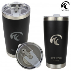 Wet Work Double Wall Tumbler (20-oz)- Black