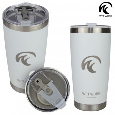 Wet Work Double Wall Tumbler (20-oz)- White