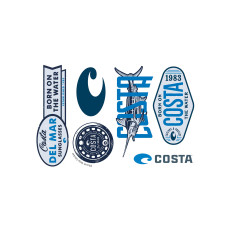 Costa Decal Sheet- Blue