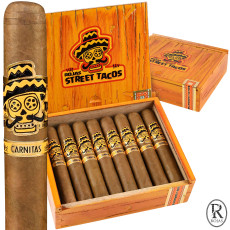 Rojas Cigars Street Tacos Carnitas