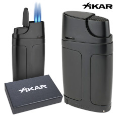 Xikar ELX Dual Torch Lighter- Black on Black